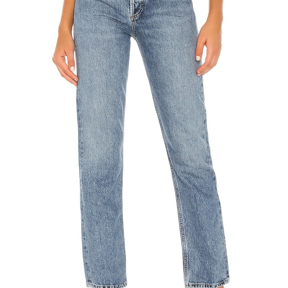 Agolde 90’s pinch waist high rise jeans - navigation wash